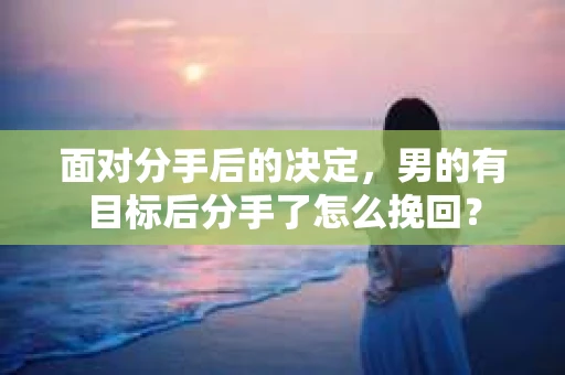 面对分手后的决定，男的有目标后分手了怎么挽回？