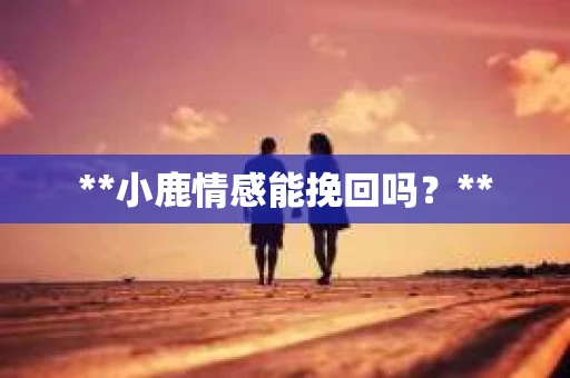 **小鹿情感能挽回吗？**