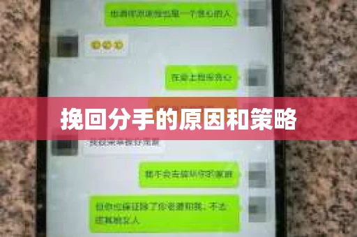 挽回分手的原因和策略
