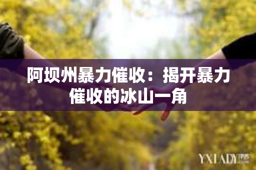 阿坝州暴力催收：揭开暴力催收的冰山一角