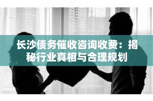 长沙债务催收咨询收费：揭秘行业真相与合理规划