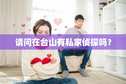 请问在台山有私家侦探吗？