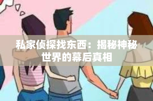 私家侦探找东西：揭秘神秘世界的幕后真相
