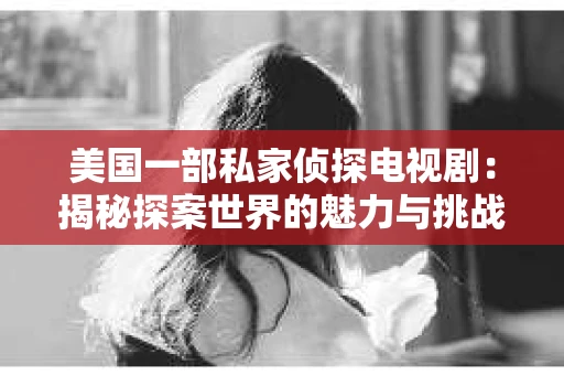 美国一部私家侦探电视剧：揭秘探案世界的魅力与挑战