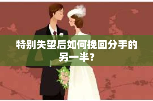 特别失望后如何挽回分手的另一半？